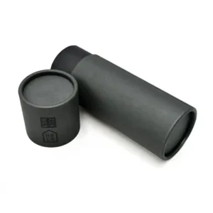 Premium Black Cardboard Tube with UV Coating