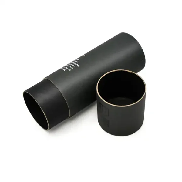 Premium Black Cardboard Tube with UV Coating - Image 6