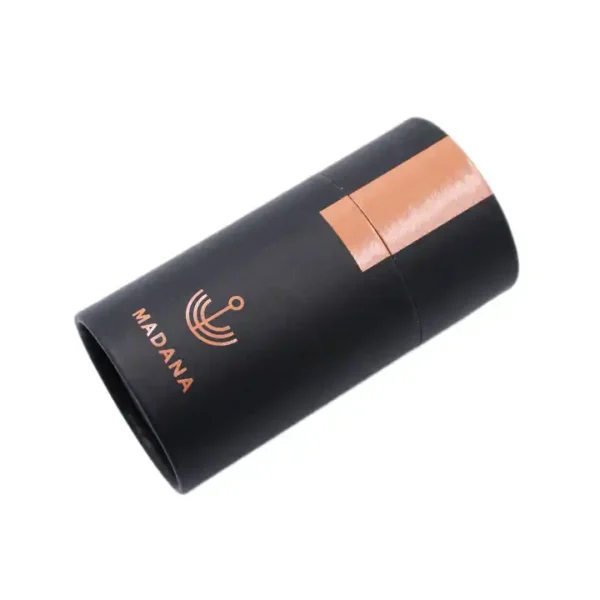 Custom Luxury Black Paper Tube With Your Logo - Image 2