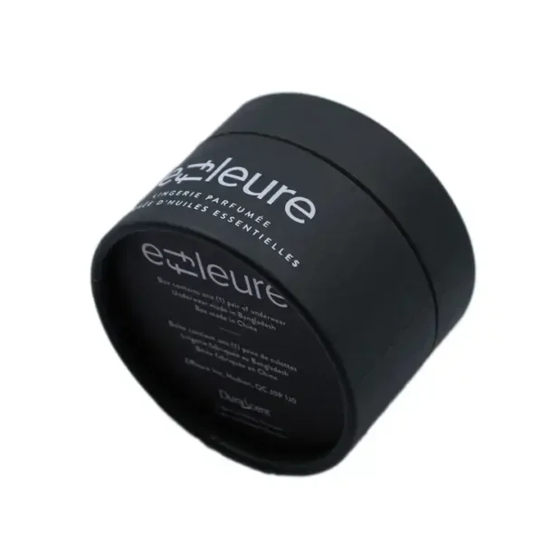 Premium Custom Black Paper Tube Packaging - Image 5