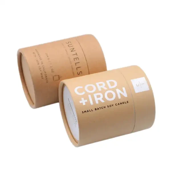Custom Sustainable Kraft Paper Tube for Coffee - Image 2