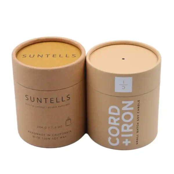 Custom Sustainable Kraft Paper Tube for Coffee - Image 4