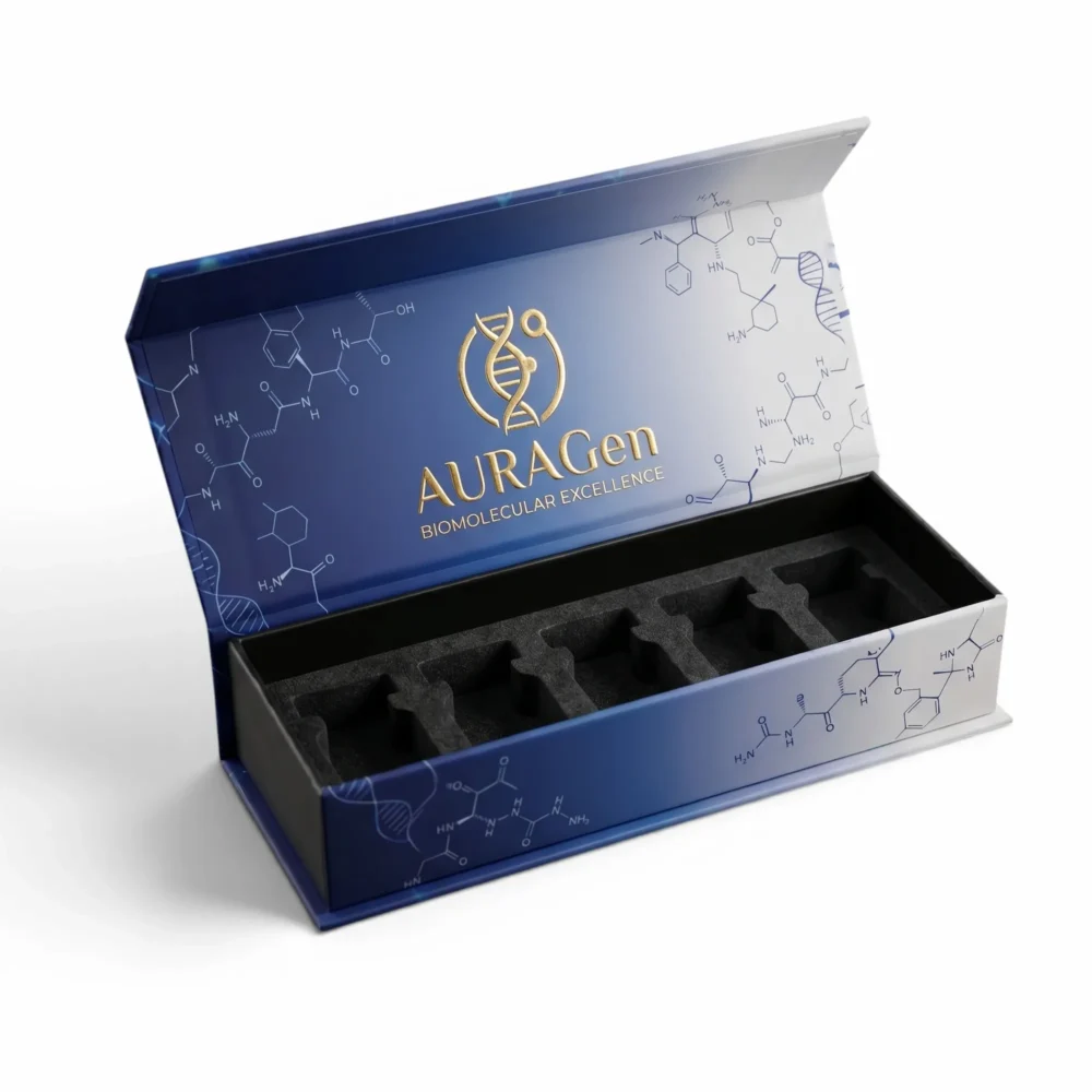 Genlipid Box Premium Custom 5-Vial Peptide Packaging Box (5ml) - Eco-Friendly Custom ...